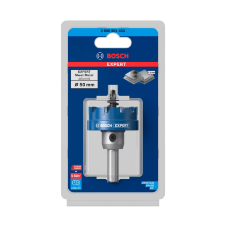 2608901433 BOSCH EXPERT Carota pentru metal cu tija de prindere, diametru 50 mm