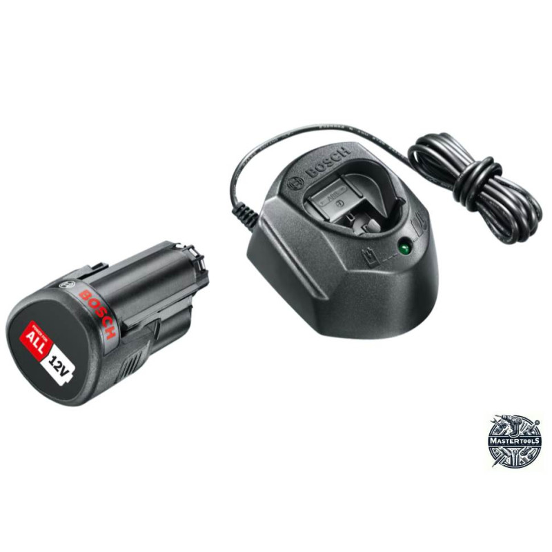 1600A01L3D BOSCH Set acumulator Li-Ion 12V, 1.5Ah + incarcator GAL1210