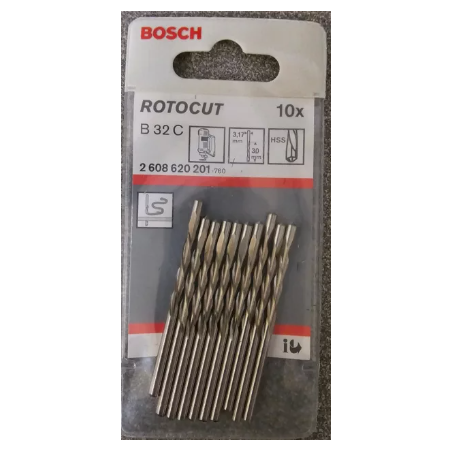 2608620201 BOSCH Set 10 freze bit de taiere pentru ROTOCUT B 32 CU
