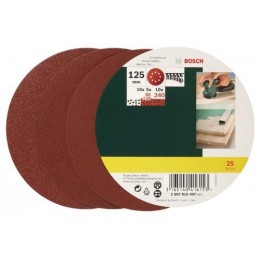 Set 25 foi abrazive mixte PEX/GEX 125 mm (2607019497)
