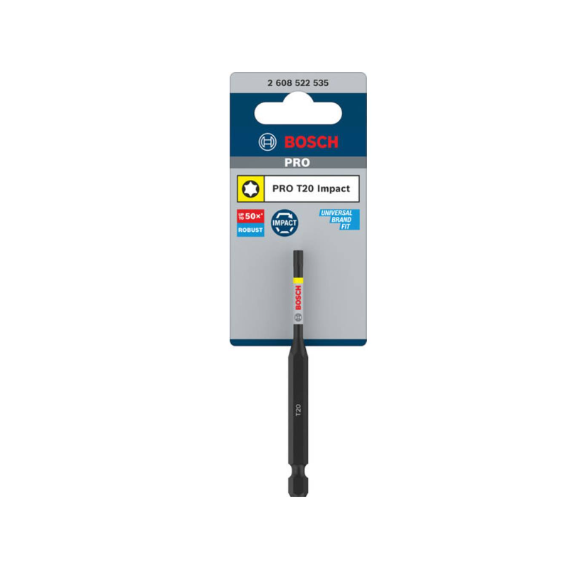 2608522535 BOSCH PRO Bit de insurubare Torx Impact, T20, 90 mm