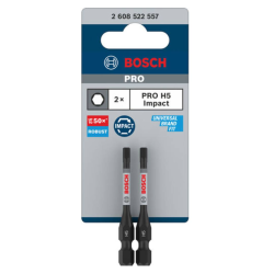 2608522557 BOSCH PRO Set 2 biti de insurubare Hex Impact, H5, 55 mm