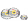 BOSCH Set 2 discuri diamantate universal 230 PROFESSIONAL + Disc diamantat univarsal 125 STANDARD cu X-LOCK