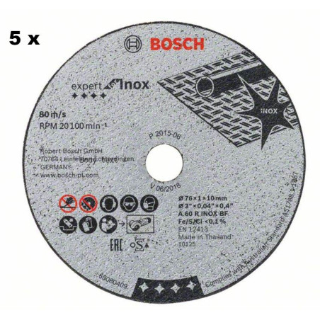 061599764G BOSCH Set discuri pentru diverse materiale, diametru 76