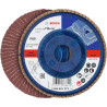 061599764R BOSCH Set 3 discuri de slefuire evantai X431 pentru metal, executie dreapta, 115x22.2 mm, granulatie 40, 60, 80