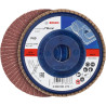 061599764R BOSCH Set 3 discuri de slefuire evantai X431 pentru metal, executie dreapta, 115x22.2 mm, granulatie 40, 60, 80