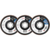 061599764T BOSCH Set 3 discuri de slefuire evantai metal 115mm,granulatie40,60,80