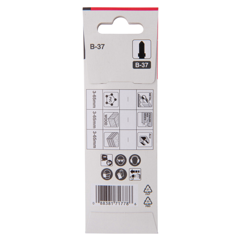 MAKITA Set 5 panze pentru fierastrau pendular,taiere lemn, 105x1.5 mm