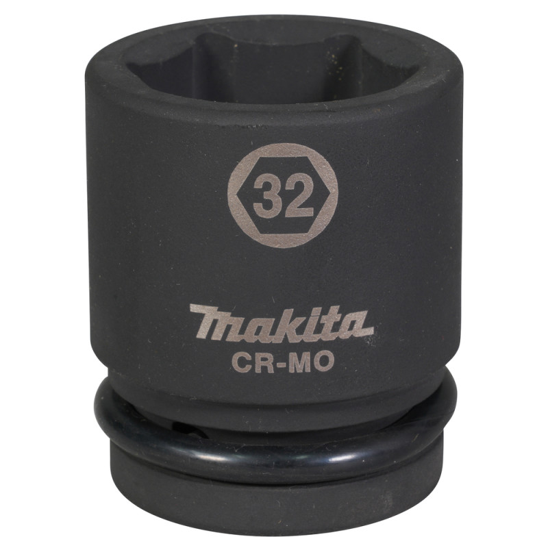 MAKITA Cheie tubulara hex 32 mm, patrat 3/4", lungime 57 mm, de impact