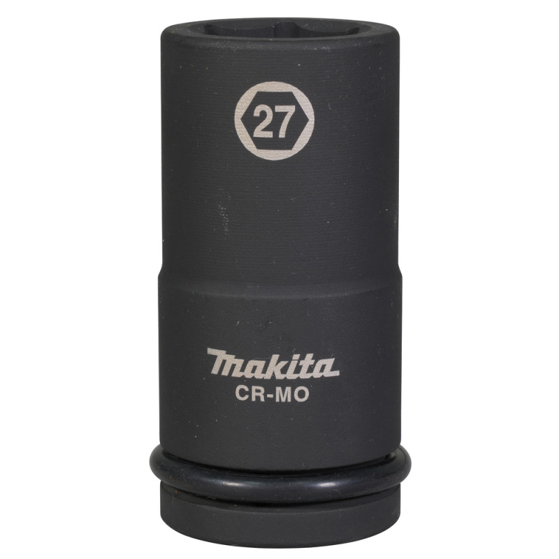 MAKITA Cheie tubulara hex 27 mm, patrat 3/4", lungime 90 mm, de impact