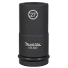 MAKITA Cheie tubulara hex 27 mm, patrat 3/4", lungime 90 mm, de impact