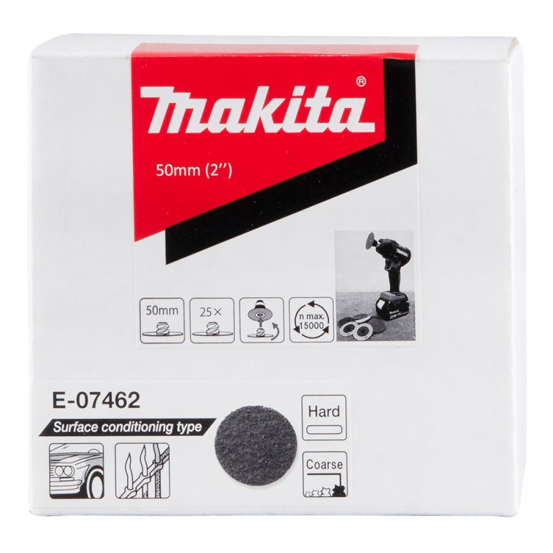MAKITA Set 25 discuri aspre, dure rotunde, diametru 50 mm