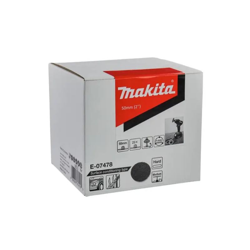 MAKITA Set 25 discuri, mediu-dur, rotunde, diametru 50 mm