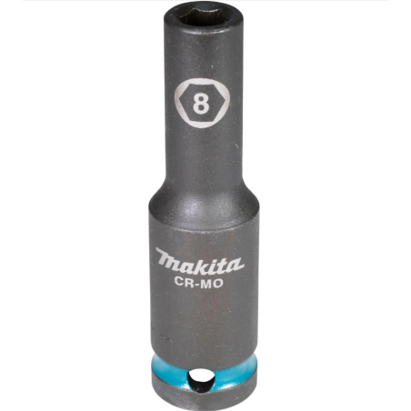 MAKITA Cheie tubulara hexagonala lunga de impact 8 mm, prindere 1/2", lungime 82 mm