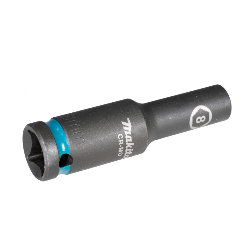MAKITA Cheie tubulara hexagonala lunga de impact 8 mm, prindere 1/2", lungime 82 mm