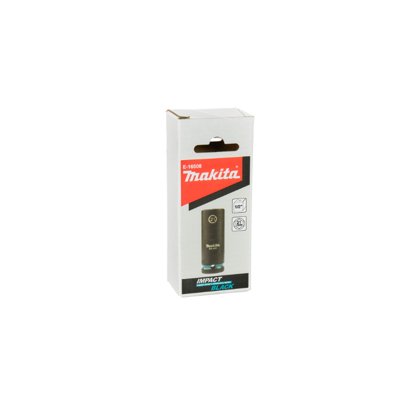 MAKITA Cheie tubulara hex. lunga de impact 21 mm, 1/2", lungime 82 mm
