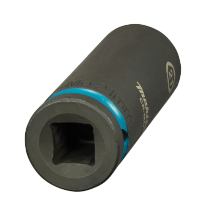 MAKITA Cheie tubulara hex. lunga de impact 21 mm, 1/2", lungime 82 mm
