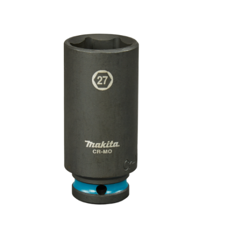 MAKITA Cheie tubulara hex. lunga de impact 27 mm, 1/2", lungime 82 mm