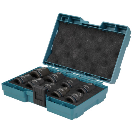 MAKITA Set 9 chei tubulare hexagonale de impact 8-21 mm, prindere 1/2