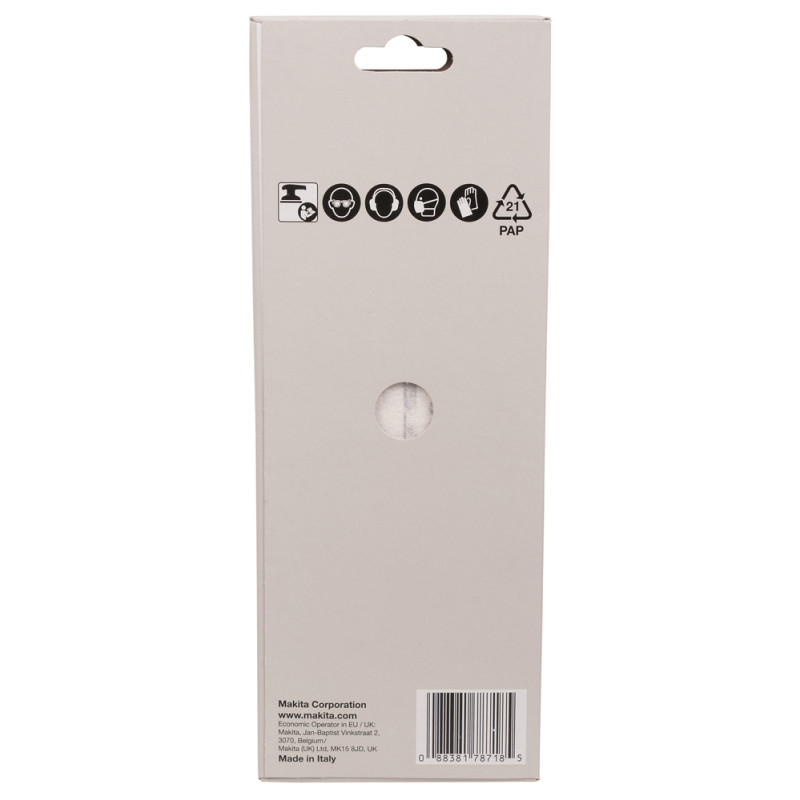 MAKITA Hartie slefuit lemn, metal, 93x185mm, granulatie A60, 10 bucati
