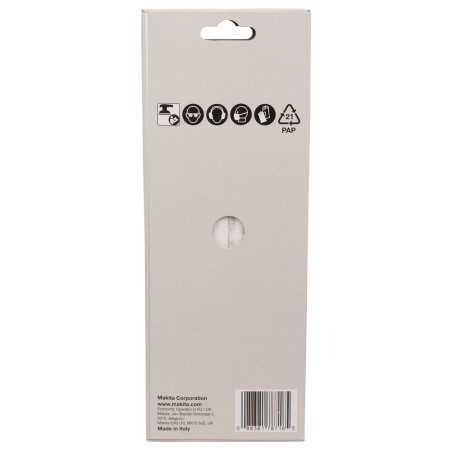 MAKITA Hartie slefuit lemn, metal, 93x185mm, granulatie A60, 10 bucati