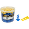 VOREL Sistem pentru nivelarea placilor de 2mm 300 cleme + 100 pene