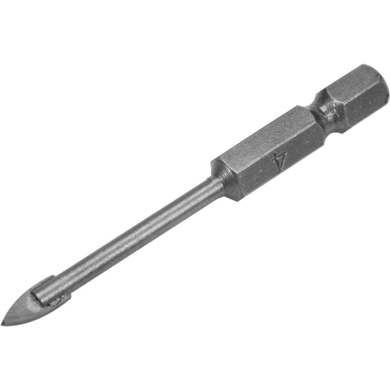 STHOR Burghiu sticla si ceramica,prindere hexagonala 1/4, diametru 4mm