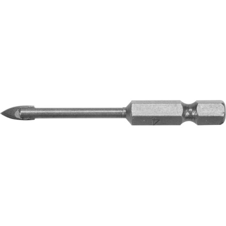 STHOR Burghiu sticla si ceramica,prindere hexagonala 1/4, diametru 4mm