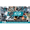 UV001GZ MAKITA Scarificator compatibil cu Li-Ion XGT 40Vmax,380mm, 50L