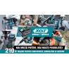 UA003GZ MAKITA Ferastrau telescopic,lama 30cm, pas 3/8",Li-Ion XGT 40V