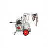 EMT Aparat muls vaci 1 post cu bidon aluminiu 20L,pompa vacuum ulei