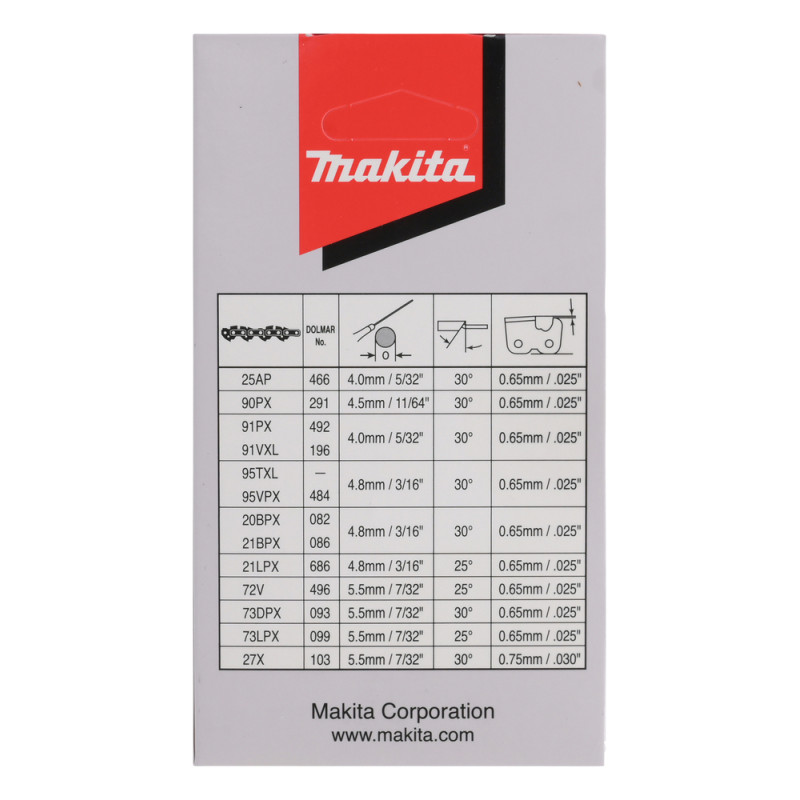MAKITA Lant motoferastrau pas 3/8", lungime 30 cm, grosime 1.1 mm
