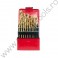22340 STHOR Set 25 burghie HSS-TITAN 1-13 mm, pentru metal