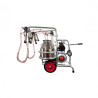EMT Aparat de muls vaci, doua bidoane inox 20 litri, 2 posturi