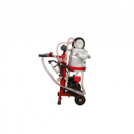 EMT Aparat de muls oi si capre MICRO, un bidon aluminiu 10L, 2 posturi