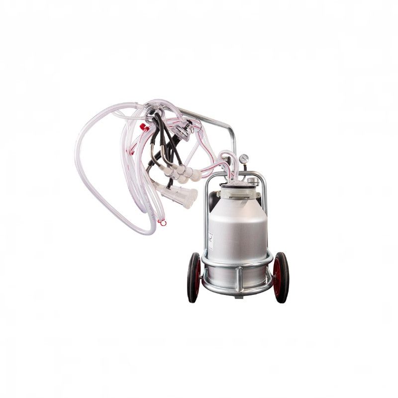 EMT Aparat  muls oi, capre, bidon al 30L, 2 posturi, pompa vacuum ulei