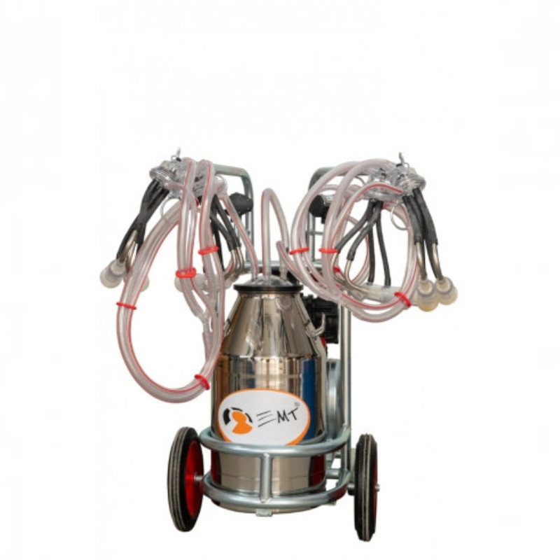 EMT Aparat de muls capre si oi, un bidon inox 25L, 4 posturi