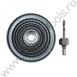 22572 VOREL Set 9 freze pentru scos cepuri de lemn