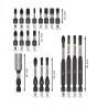 2608521U74 BOSCH Set de 20 biti si accesorii pentru insurubare PRO Impact hex. 1/4"