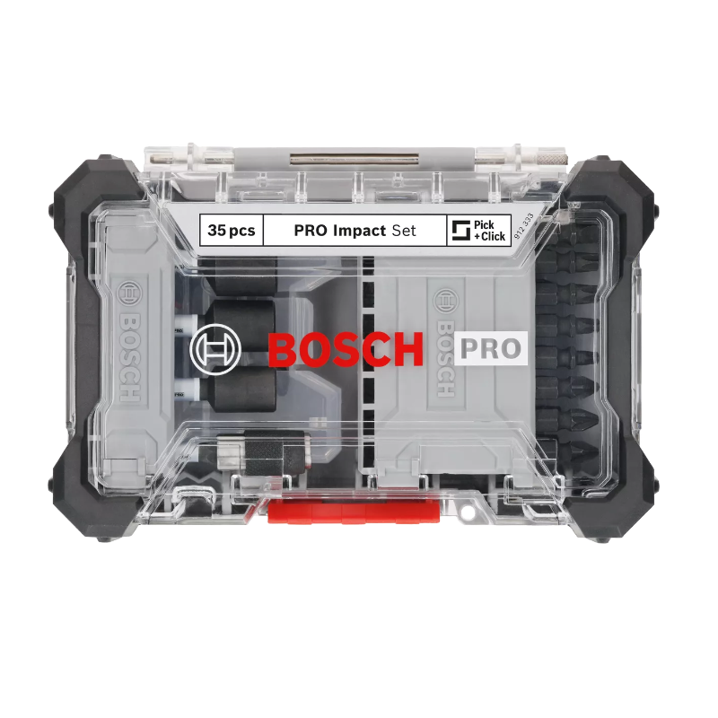 2608521U77 BOSCH Set de 35 biti si accesorii pentru insurubare PRO Impact hex. 1/4"