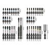 2608521U79 BOSCH Set de 44 biti si accesorii pentru insurubare PRO Impact hex. 1/4"