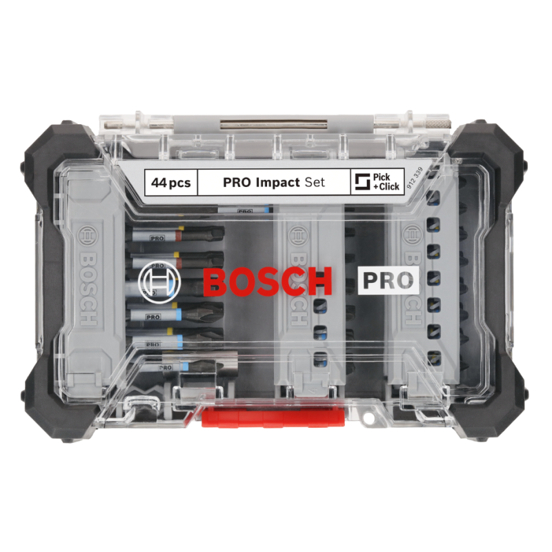 2608521U79 BOSCH Set de 44 biti si accesorii pentru insurubare PRO Impact hex. 1/4"