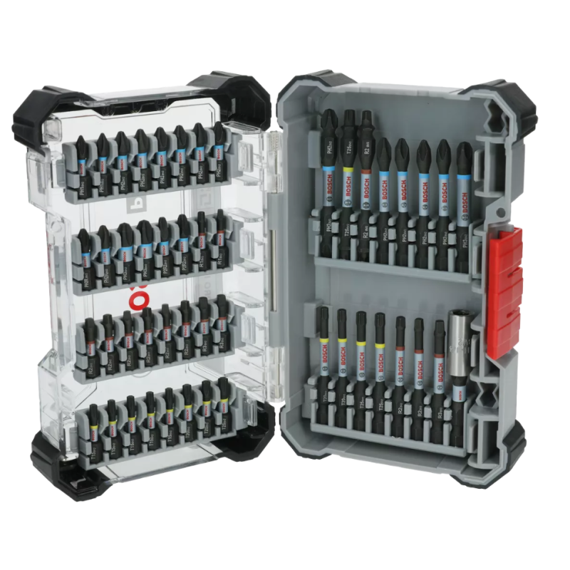 2608521U88 BOSCH Set de 48 biti si accesorii pentru insurubare PRO Impact hex. 1/4"
