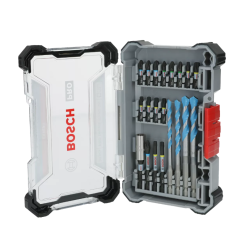 2608521U83 BOSCH Set 20 accesorii insurubare/gaurire Multi Construction PRO Impact, hex.1/4"