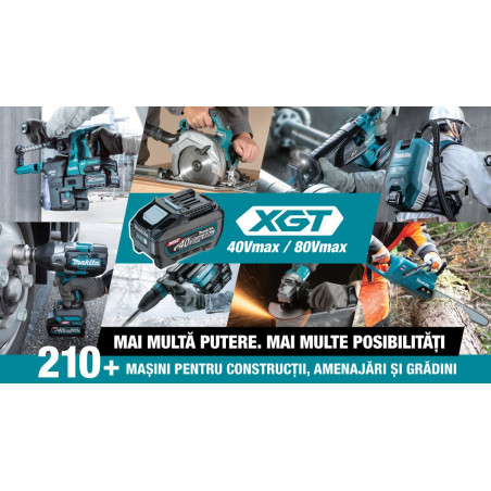 MAKITA Aspirator vertical compatibil cu Li-Ion XGT 40Vmax, 15 kPa
