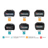MAKITA Aspirator portabil tip rucsac compatibil cu Li-Ion XGT 40Vmax, 20 kPa, AWS