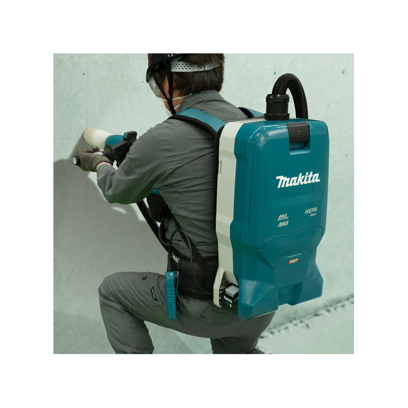 MAKITA Aspirator portabil tip rucsac compatibil cu Li-Ion XGT 40Vmax, 20 kPa, AWS