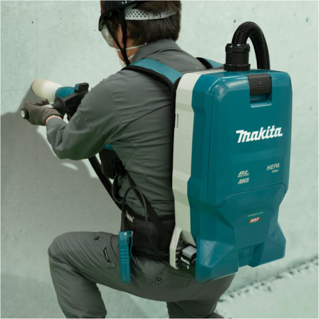 MAKITA Aspirator portabil tip rucsac compatibil cu Li-Ion XGT 40Vmax, 20 kPa, AWS