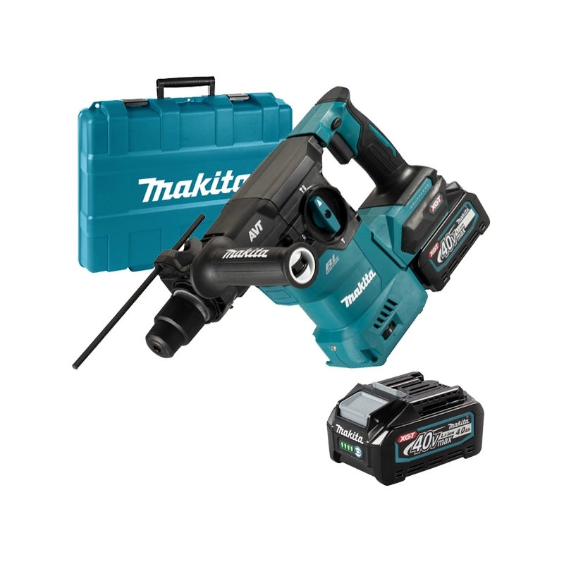 MAKITA Ciocan rotopercutor SDS-PLUS cu 2xLi-Ion XGT 40Vmax 4 Ah, 3.9 J