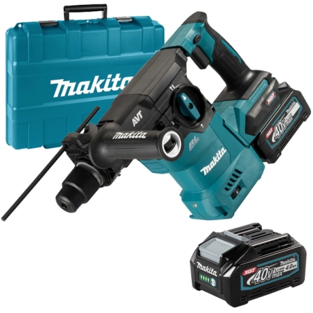 MAKITA Ciocan rotopercutor SDS-PLUS cu 2xLi-Ion XGT 40Vmax 4 Ah, 3.9 J